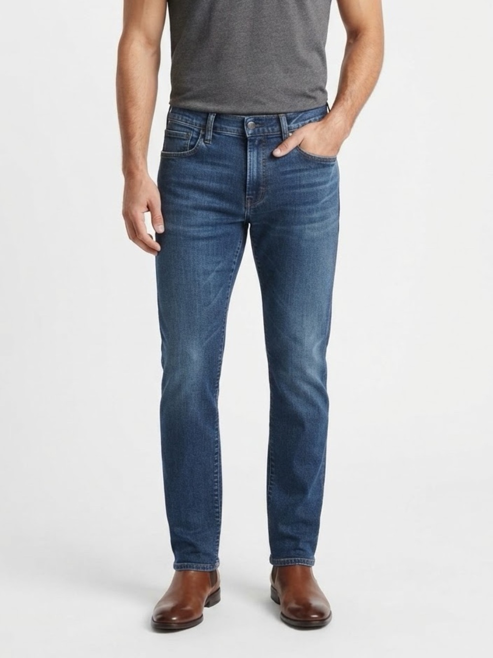 Levi's 511 Dark Wash Men’s Slim Jeans - Classic Blue Size 33X32